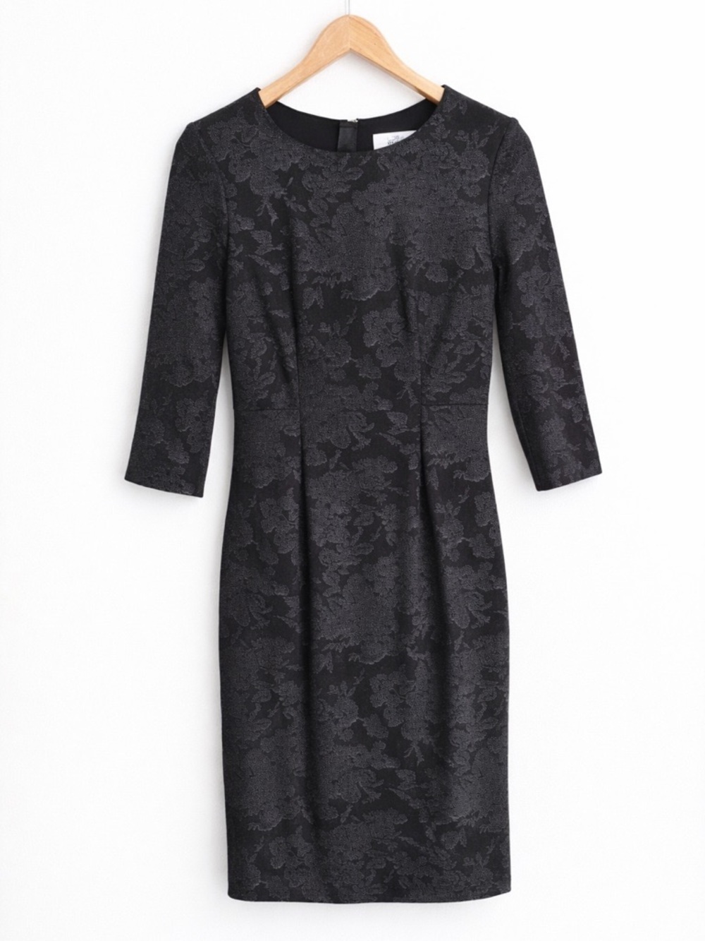 Badgley Mischka - Floral Jacquard Sheath Dress - Size 6